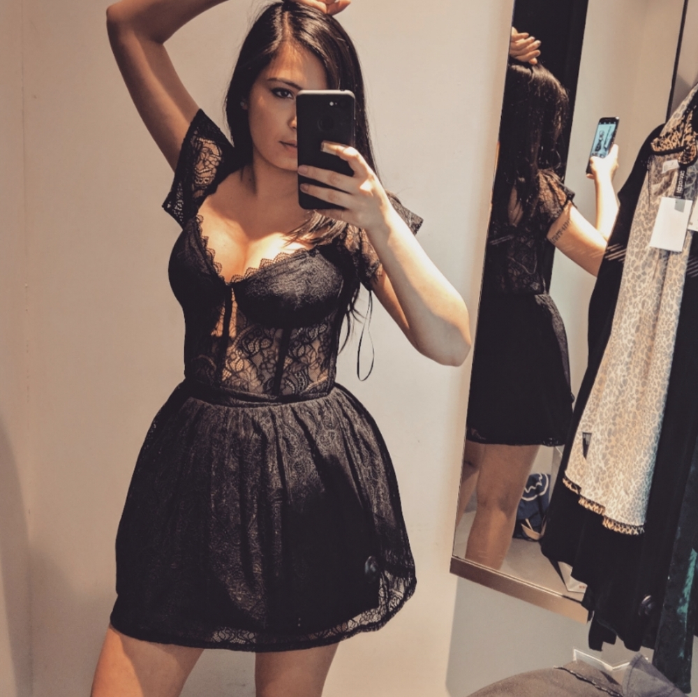 Black Lace Dress